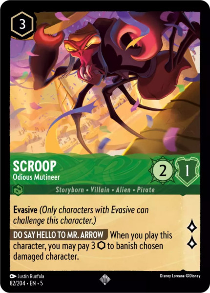 Scroop, Odious Mutineer