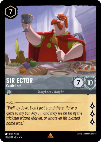 Sir Ector, Castle Lord