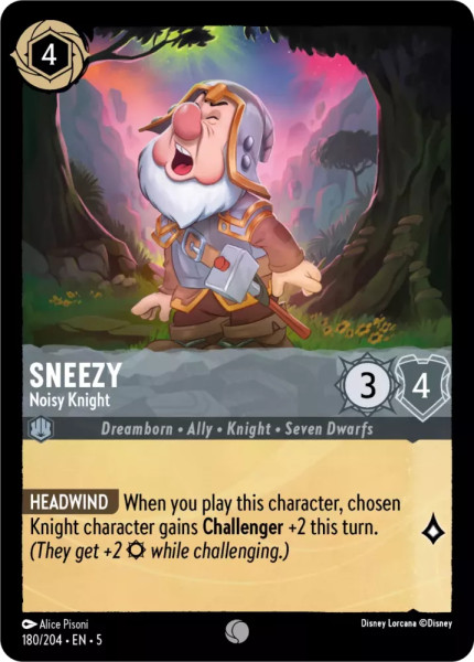 Sneezy, Noisy Knight