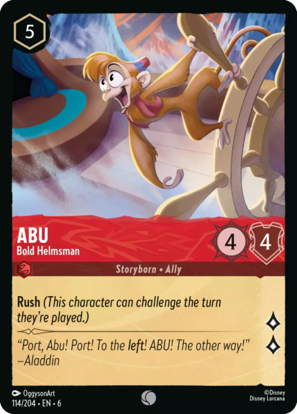 Abu, Bold Helmsman (foil)