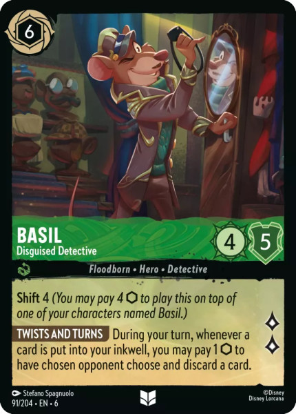 Basil, Disguised Detective (foil)