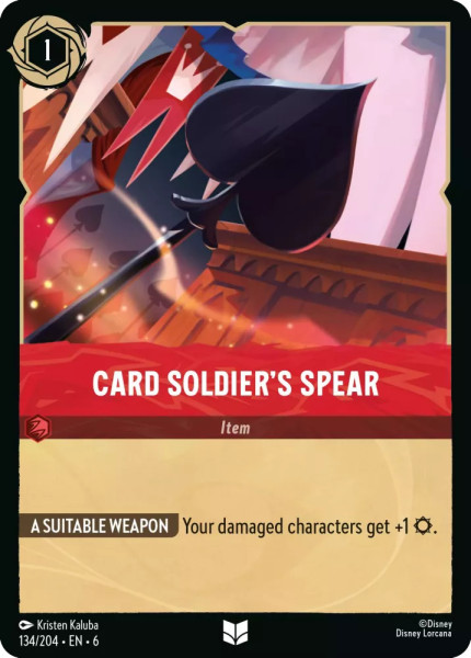 Card Soldier's Spear (foil)