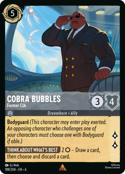 Cobra Bubbles, Former CIA