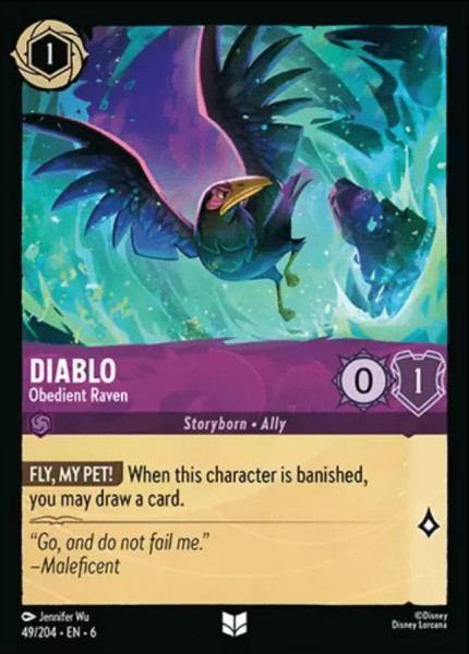 Diablo, Obedient Raven (foil)