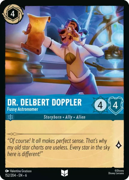 Dr. Delbert Doppler, Fussy Astronomer (foil)