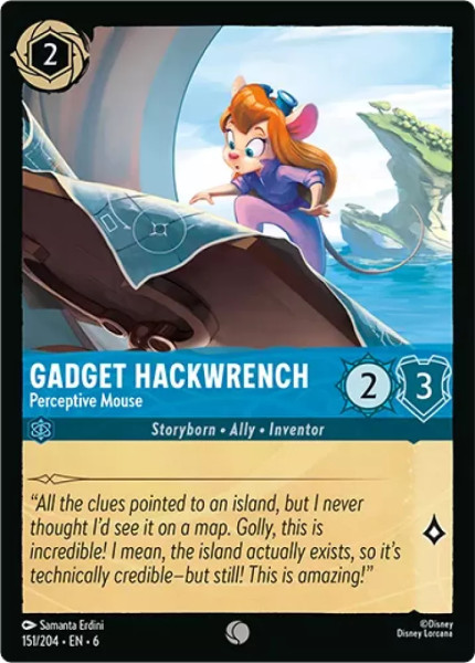 Gadget Hackwrench, Perceptive Mouse (foil)