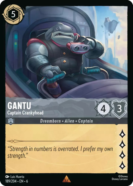 Gantu, Captain Crankyhead (foil)