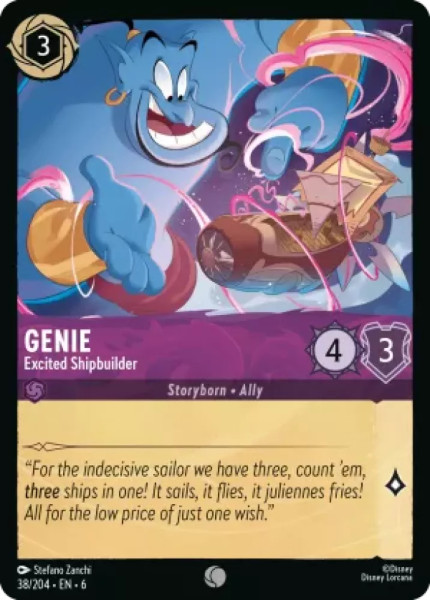 Genie, Excited Shipbuilder (foil)