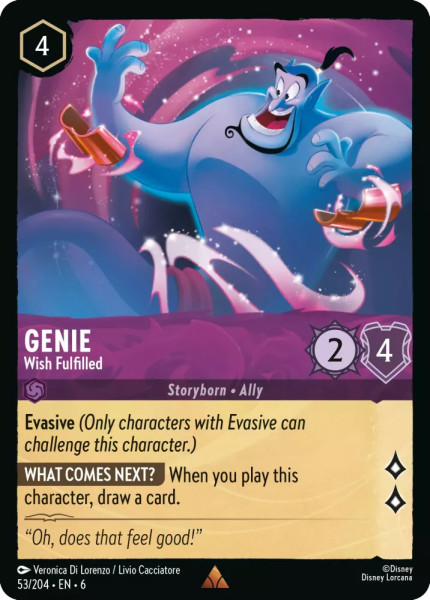 Genie, Wish Fulfilled (foil)