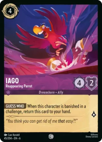 Iago, Reappearing Parrot (foil)