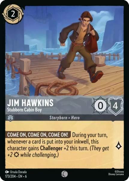 Jim Hawkins, Stubborn Cabin Boy