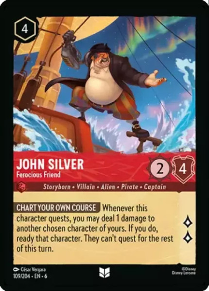 John Silver, Ferocious Friend