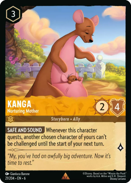 Kanga, Nurturing Mother (foil)