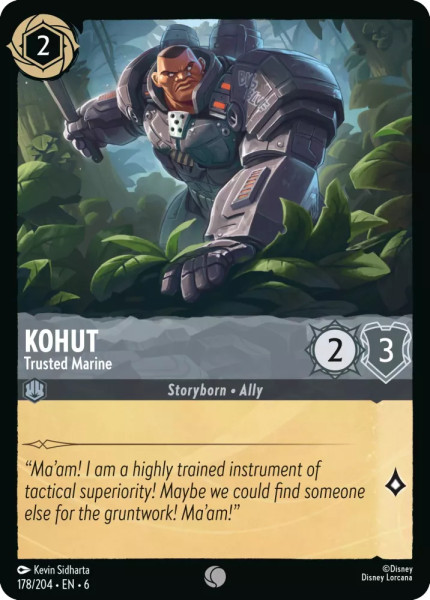 Kohut, Trusted Marine (foil)