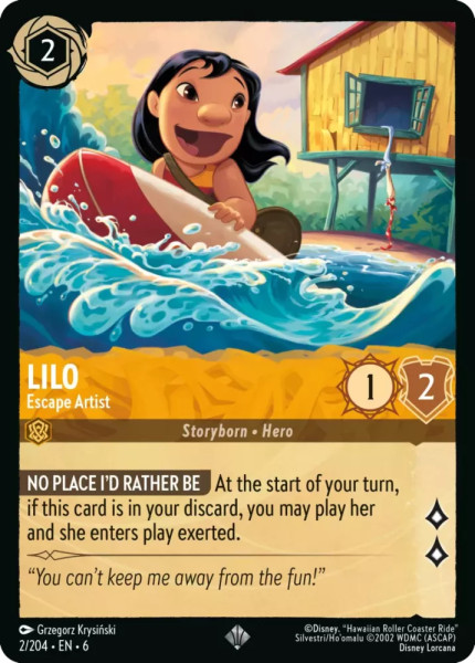 Lilo, Escape Artist (foil)