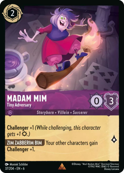 Madam Mim, Tiny Adversary (foil)