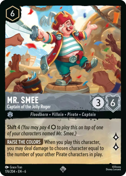 Mr. Smee, Captain of the Jolly Roger (foil)