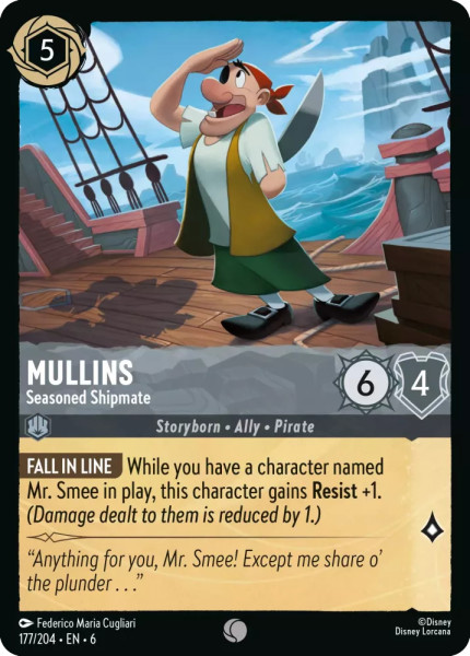 Mullins, Seasoned Shipmate (foil)