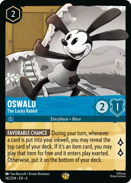 Oswald, The Lucky Rabbit (foil)