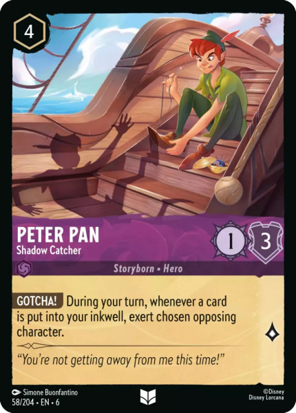 Peter Pan, Shadow Catcher (foil)