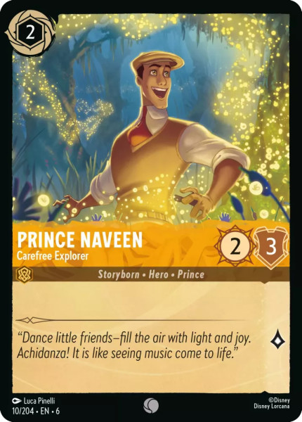 Prince Naveen, Carefree Explorer (foil)