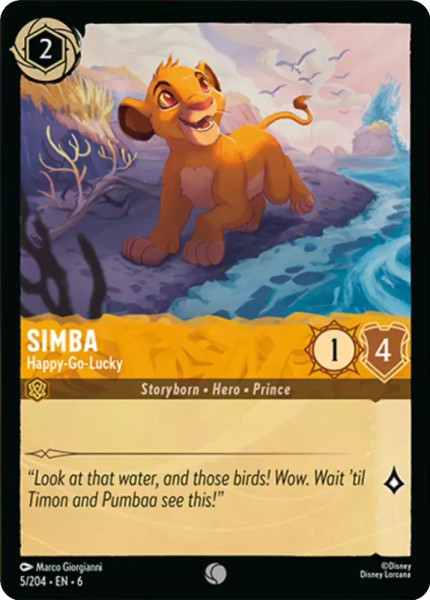 Simba, Happy-Go-Lucky (foil)