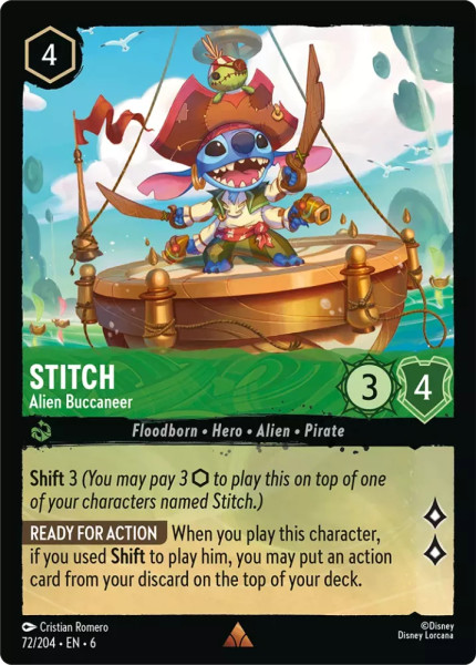 Stitch, Alien Buccaneer (foil)