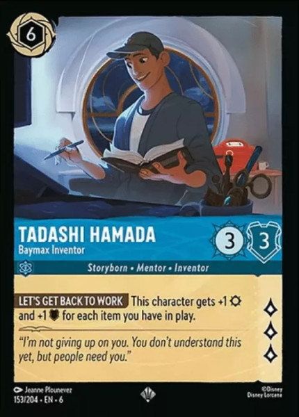 Tadashi Hamada, Baymax Inventor