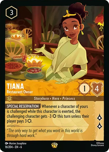 Tiana, Restaurant Owner