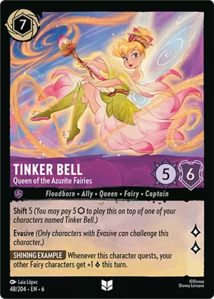 Tinker Bell, Queen of the Azurite Fairies (foil)