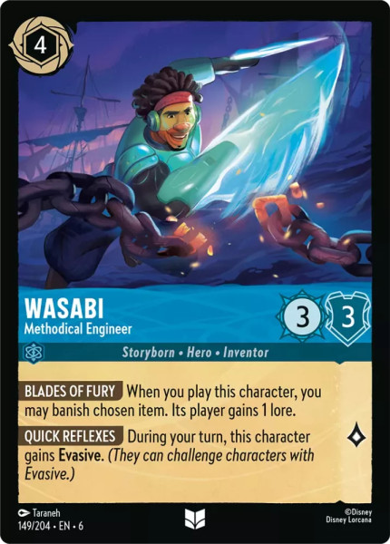 Wasabi, Methodical Engineer