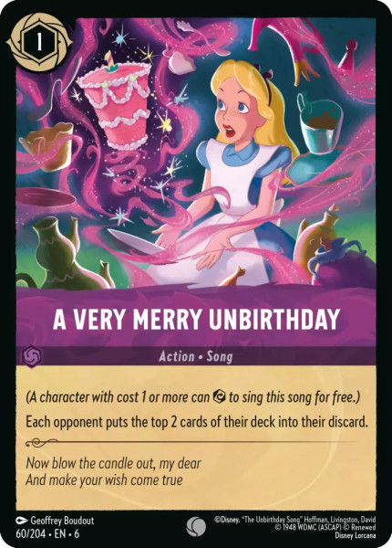 A Very Merry Unbirthday (foil)