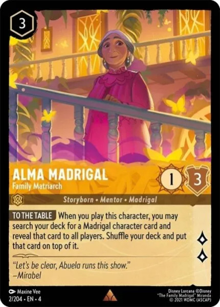 Alma Madrigal, Family Matriarch