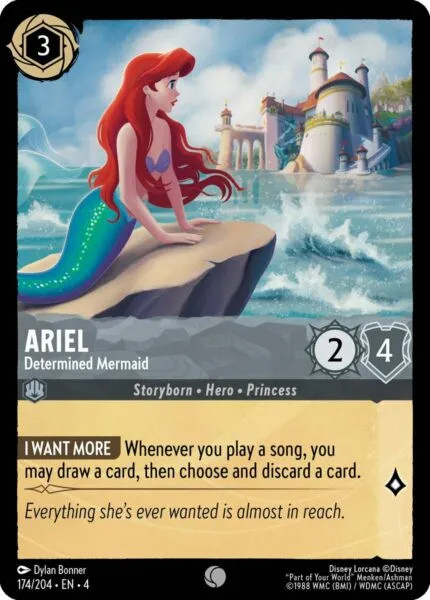Ariel, Determined Mermaid (foil)