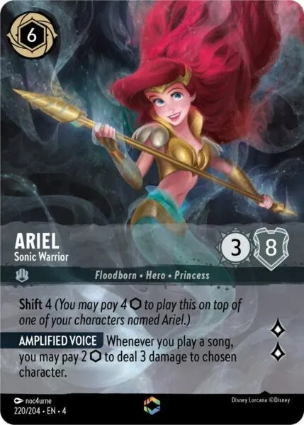 Ariel, Sonic Warrior (foil) (borderless)