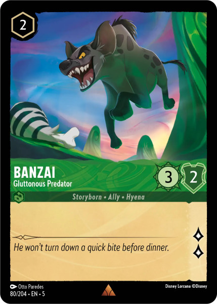 Banzai, Gluttonous Predator (foil)