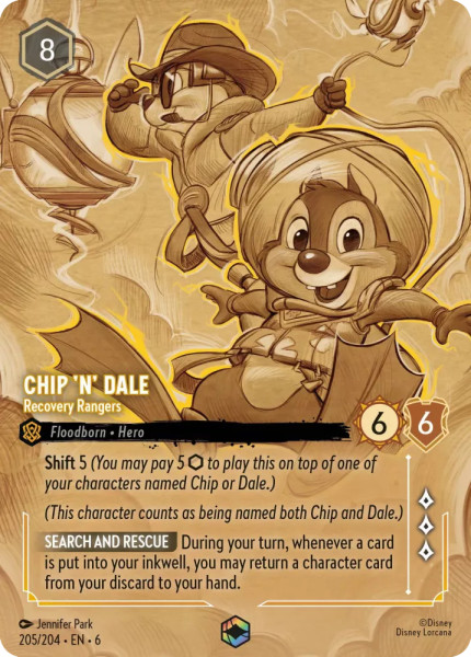 Chip 'n' Dale, Recovery Rangers (foil) (borderless)