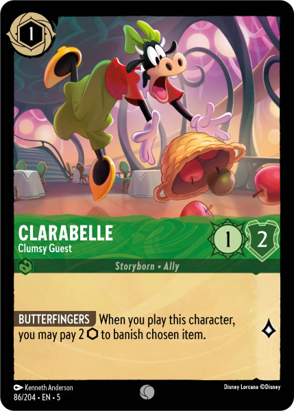 Clarabelle, Clumsy Guest