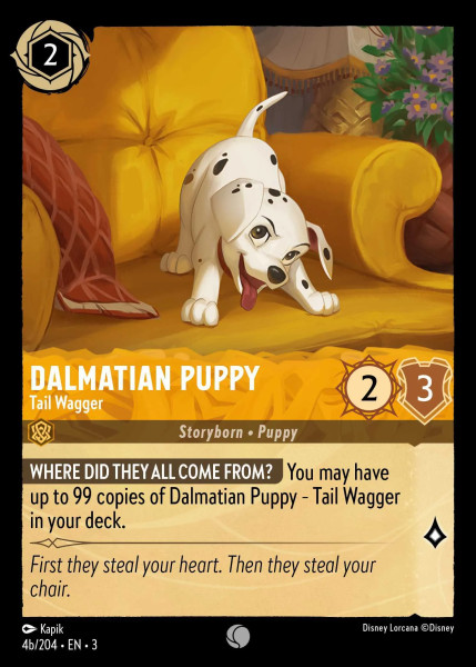 Dalmatian Puppy, Tail Wagger (b) (foil)