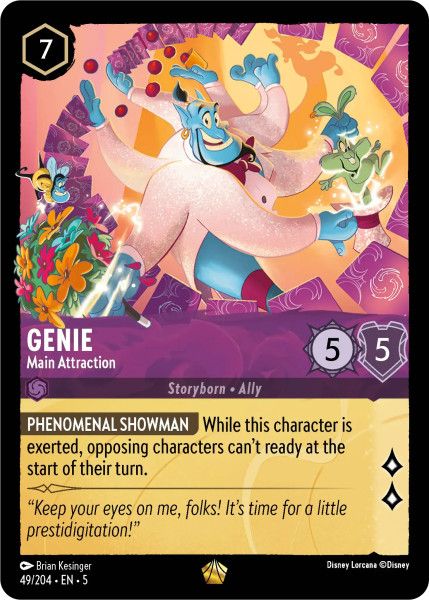 Genie, Main Attraction (foil)