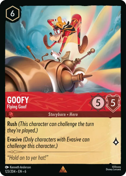 Goofy, Flying Goof (foil)