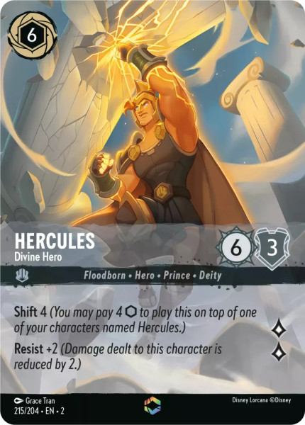 Hercules, Divine Hero (foil) (borderless)