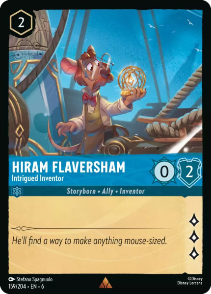 Hiram Flaversham, Intrigued Inventor (foil)