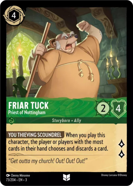 Friar Tuck, Priest of Nottingham (foil)