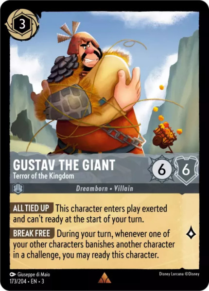 Gustav the Giant, Terror of the Kingdom (foil)