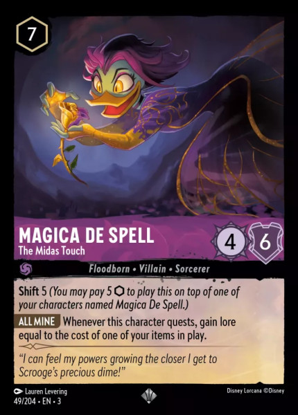 Magica De Spell, The Midas Touch