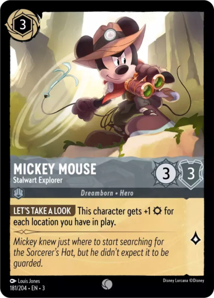 Mickey Mouse, Stalwart Explorer (foil)
