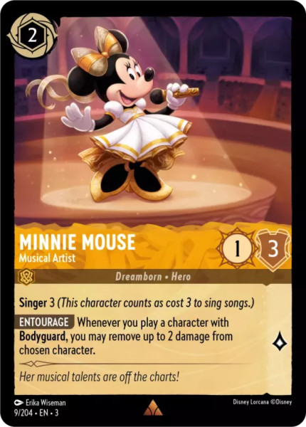 Minnie Mouse, Musical Artist (foil)