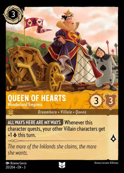 Queen of Hearts, Wonderland Empress (foil)