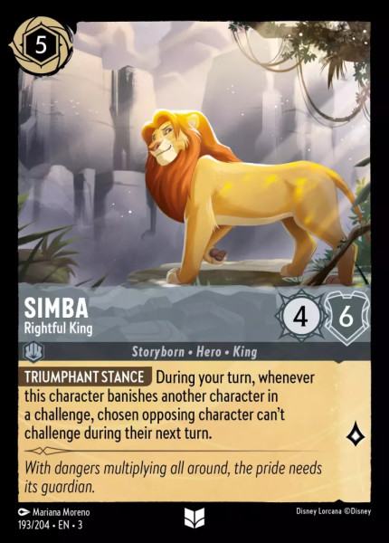 Simba, Rightful King (foil)